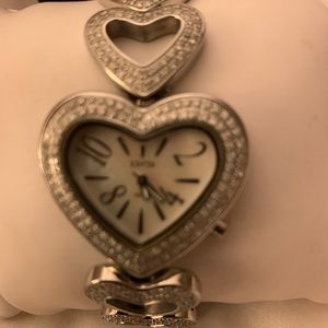 Diamond Heart Shaped Watch Ice Tek Swiss